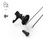 HAMA Безжично зарядно устройство Qi2, 15W, за кола, черно