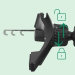 HAMA Безжично зарядно устройство Qi2, 15W, за кола, черно