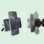 HAMA Безжично зарядно устройство Qi2, 15W, за кола, черно