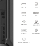 Телевизор METZ 86MQE8000Z, 86"(217 см), QLED, Google TV, 4K/UHD, 144Hz