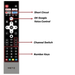 Телевизор METZ 50MQE7600Z, 50"(126 см), QLED+,Anti-Glare Google TV, 4K/UHD, 60Hz