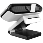 LORGAR Rapax 701, Streaming Camera,2K 1080P/60fps, 1/3'',4Mega CMOS Image Sensor, Auto Focus, Built-in high sensivity low noise cancelling Microphone,white coating color, USB 2.0 Type C , L=2000mm, size: 105x46.8x62.5mm, Weight: 108g