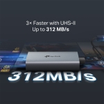 Четец на карти USB 3.0 Type-C към SD и microSD 4.0 TP-Link UA440C