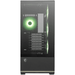 MSI MAG PANO 110R PZ, Mid-Tower, ATX/M-ATX/ITX, 2x USB 3.2, 1x USB Type-C 20Gbs, 1x Audio/Mic, LED Button, ARGB Hub, 4x 120mm ARGB Fans, ARGB Fan Hub, Mesh Panel, Tempered Glass, Black