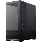 MSI MAG PANO 110R PZ, Mid-Tower, ATX/M-ATX/ITX, 2x USB 3.2, 1x USB Type-C 20Gbs, 1x Audio/Mic, LED Button, ARGB Hub, 4x 120mm ARGB Fans, ARGB Fan Hub, Mesh Panel, Tempered Glass, Black