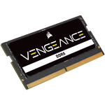 Corsair DDR5, 4800MT/s 16GB 1x16GB SODIMM, Unbuffered, 40-40-40-77, Black PCB, Std PMIC, 1.1V, VENGEANCE DDR5 SODIM