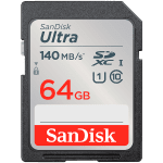 SanDisk Ultra 64GB SDXC Memory Card 140MB/s