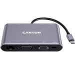 CANYON hub DS-14 8in1 4k USB-C Dark Grey