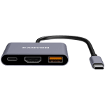 CANYON hub DS-4 3in1 USB-C Grey