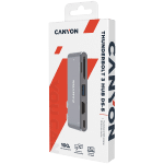 CANYON hub DS-5 7in1 Thunderbolt 3 Space Grey