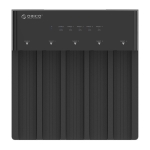 Orico докинг станция Storage - HDD/SSD Dock/Duplicator - 5x 2.5 and 3.5 inch USB3.0 - 6558US3