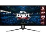 Монитор MSI MAG401QR Ultra Wide Gaming Monitor, 40", 1ms, 155Hz IPS, 3440x1440, AMD FreeSync Premium, HDR 400, KVM, Night Vision, RGB Mystic Light, 5-Way Navigator Joystick, Type-C(65W PD), DP(1.4a), 2xHDMI(2.0b), USB Hub, Tilt, VESA 100, Black, 10.3kg
