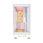 Montech кутия Case ATX - HS02 PRO (W) - 5 x 120 mm ARGB Fans, USB-C, Black