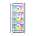 Montech кутия Case ATX - XR Wood (W) - 4 x 120 mm ARGB Fans, Wood, USB-C, White
