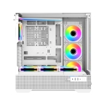 Xigmatek кутия Case EATX - Vision Arctic - 7 ARGB Fans, LCD Display Panel, Smart Fan Control
