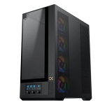 Xigmatek кутия Case EATX - Vision Pro - 8 ARGB Fans, LCD Display Panel, Smart Fan Control