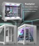 Raijintek кутия Case ATX - PAEAN C7 WHITE TG4