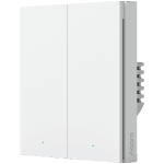 Aqara Smart Wall Switch H1 (no neutral, double rocker): Model No: WS-EUK02; SKU: AK072EUW01