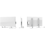 AENO Premium Eco Smart Heater, 700W, Tempered glass, Infrared+convection heating type, Led display Plug type: Europe (E/F type), WHITE