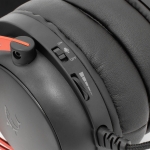 White Shark геймърски слушалки Gaming Headphones GORILLA BLACK/RED - 53mm, Stereo 2.0