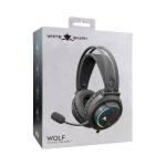 White Shark безжични геймърски слушалки Gaming Headphones WOLF - 50mm, PS4, Black