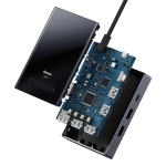 Докинг станция Baseus PioneerJoy 8-в-1 USB-C хъб – HDMI 4K@60Hz + HDMI 4K@30Hz + DisplayPort 8K@30Hz + VGA + 2x USB-A 3.0 + 2x USB-C – WKYY030413 - сив