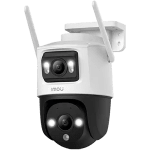 Imou Cruiser Dual 10MP, full color night vision Wi-Fi IP camera 5MP + 5MP, 355°Pan & 0-90°Tilt, 1/3" CMOS, H.265, micro SD(256GB), 30fps@1620, 3.6mm Fixed lens, FOV 78°, IR up to 30m, 8x Zoom, 1xRJ45, Mic&Speaker, spotlight, 110dB Siren, IP66