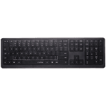 CLEVETURA CLVX 1 Touch-On-Keys AI Wireless Keyboard, ANSI US Windows Layout, Scissor Switches, Aluminum Chassis, Interactive RGB, Windows/Linux/MacOS support