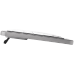 CLEVETURA CLVX 1 Touch-On-Keys AI Wireless Keyboard, ANSI US Windows Layout, Scissor Switches, Aluminum Chassis, Interactive RGB, Windows/Linux/MacOS support