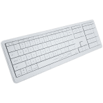 CLEVETURA CLVX 1 Touch-On-Keys AI Wireless Keyboard, ANSI US Mac layout, Scissor Switches, Aluminum Chassis, Interactive RGB, Mac/iPad/AppleTV/PC support