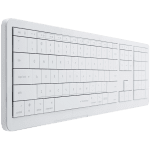 CLEVETURA CLVX 1 Touch-On-Keys AI Wireless Keyboard, ANSI US Mac layout, Scissor Switches, Aluminum Chassis, Interactive RGB, Mac/iPad/AppleTV/PC support