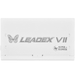 Super Flower Leadex VII Platinum 1200W ATX 3.1, 80 Plus Platinum, Fully Modular, Compact 150mm Size, 140mm F.D.B Fan, White, 10 year warranty