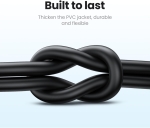 Кабел Ugreen - US287 (60116) USB-A / USB-C – 3A, 1м - черен