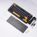 Aula геймърска механична клавиатура Wireless Gaming Mechanical Keyboard F75 Thunder Black - Reaper Switch [Linear] (English US)