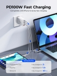 Orico кабел Cable USB C-to-C PD 100W Charging 1.0m Black - CDX-100CC-BK