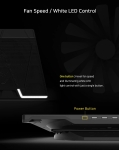 Zalman Охлаждане за лаптоп Notebook Cooler 17" Black ZM-NS3000