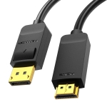 Vention кабел Cable DisplayPort to HDMI 3.0m - 4K, Gold Plated - HFOBI