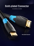 Vention Кабел HDMI v2.0 M / M 4K/60Hz Gold - 8M Black - AACBK