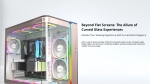 Montech кутия KING 95 Pro, Dual Chamber Mid-tower Case, 6 ARGB Fans, 2 Front Panels, Rose Gold