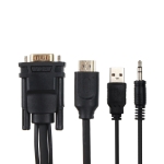 VCom кабел VGA M / HDMI M - CG493A-1.8m