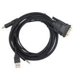 VCom кабел VGA M / HDMI M - CG493A-1.8m