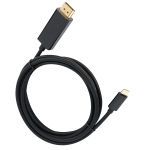 VCom кабел Cable Type-C to DisplayPort - Black - CU422C-1.8m