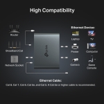 1 към 3 гигабитов Ethernet сплитер TP-Link EH310