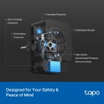 Интелигентен WiFi външен контакт TP-Link Tapo P410M