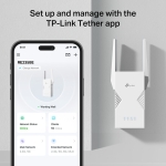 Двубандов Wi-Fi 7 удължител за обхват TP-Link RE235BE BE3600
