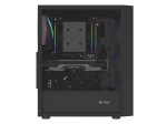Кутия за компютър Fury PC Case Shobo SH8 ARGB Midi Tower, Window, Black