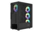 Кутия за компютър Fury PC Case Shobo SH8 ARGB Midi Tower, Window, Black