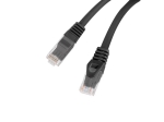 Кабел Lanberg patchcord CAT.6 utp lszh cu 0.25m black fluke passed