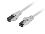 Кабел Lanberg patch cord CAT.8.1 S/FTP LSZH CU 1m, grey