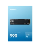Твърд диск Samsung SSD 990 1TB PCIe 4.0 NVMe M.2 V-NAND Read 7150 MB/s Write 6450 MB/s